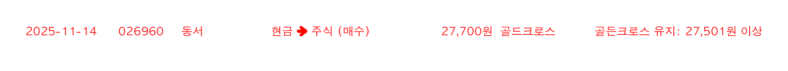 포지션 변화 알림