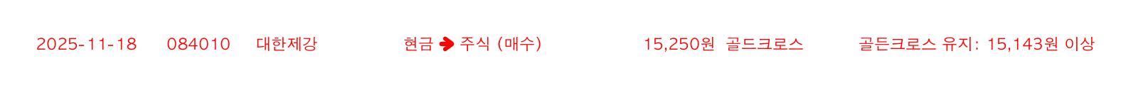 포지션 변화 알림