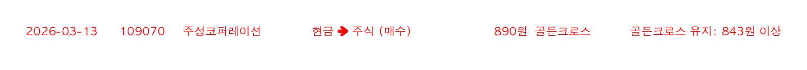 포지션 변화 알림