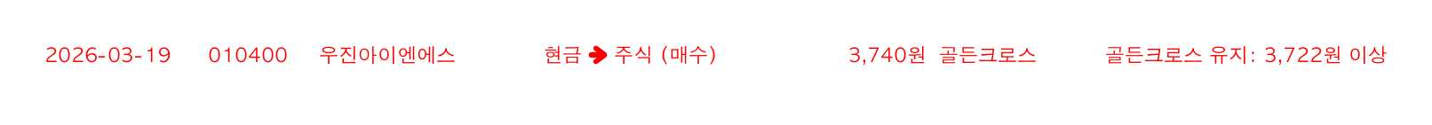 포지션 변화 알림