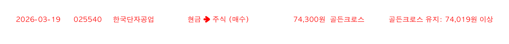 포지션 변화 알림