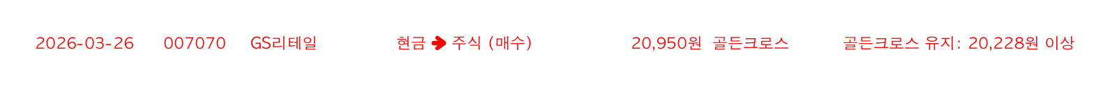 포지션 변화 알림