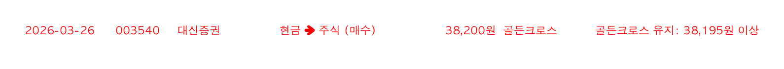 포지션 변화 알림