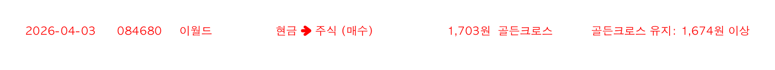 포지션 변화 알림