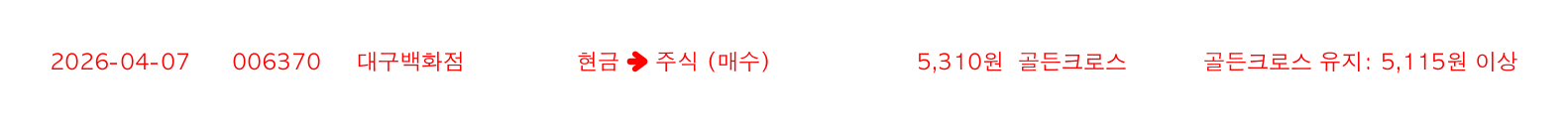 포지션 변화 알림