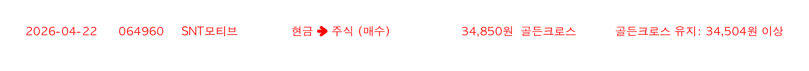 포지션 변화 알림