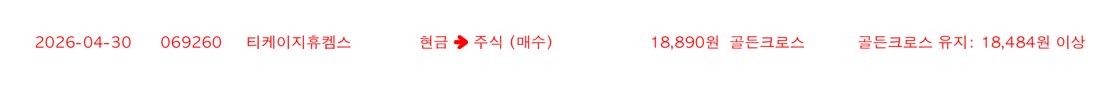 포지션 변화 알림