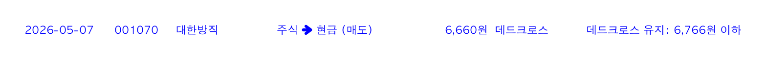 포지션 변화 알림