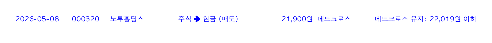 포지션 변화 알림