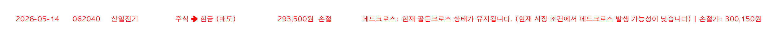 포지션 변화 알림