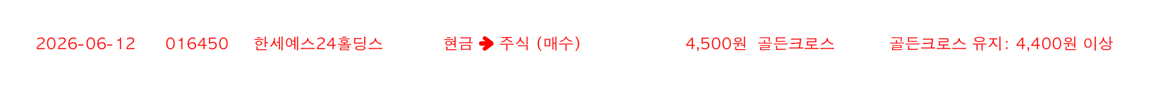 포지션 변화 알림