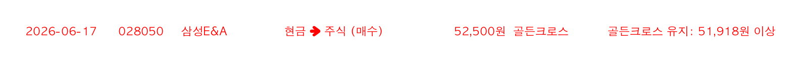포지션 변화 알림
