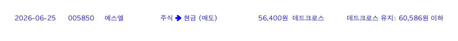 포지션 변화 알림