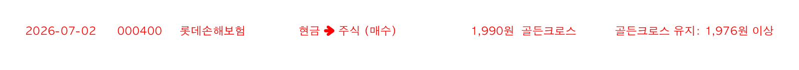 포지션 변화 알림