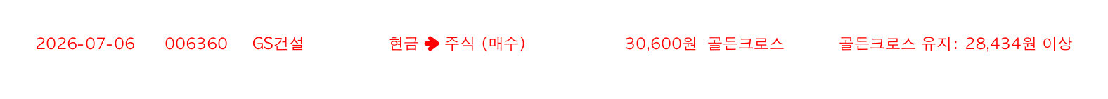 포지션 변화 알림