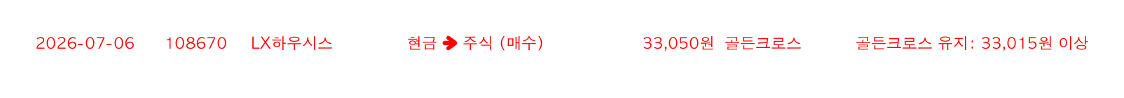 포지션 변화 알림