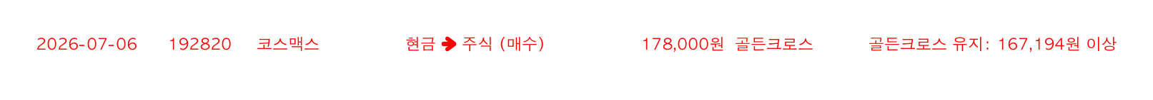 포지션 변화 알림