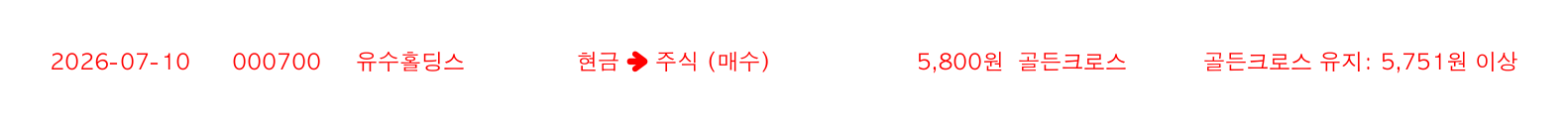 포지션 변화 알림