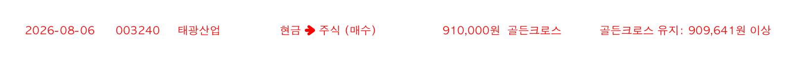 포지션 변화 알림