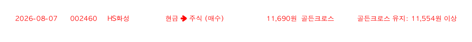 포지션 변화 알림