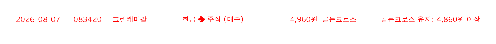 포지션 변화 알림