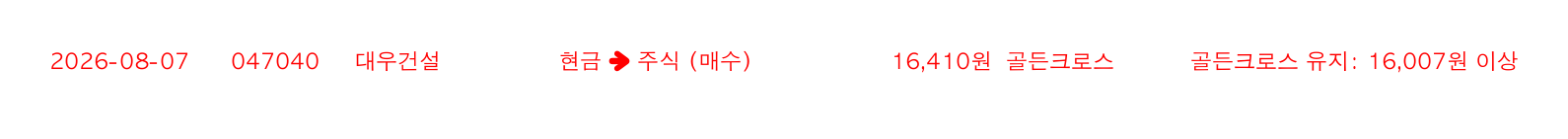포지션 변화 알림