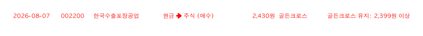 포지션 변화 알림