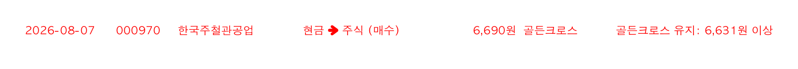 포지션 변화 알림