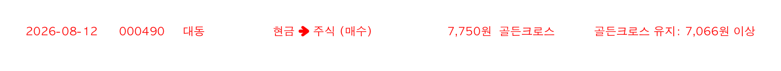 포지션 변화 알림