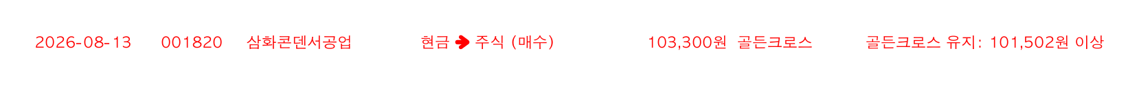 포지션 변화 알림