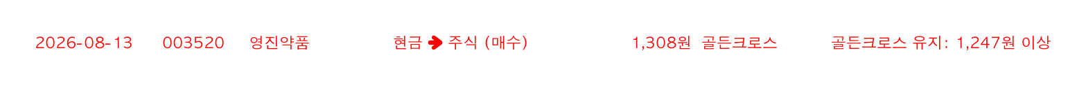 포지션 변화 알림