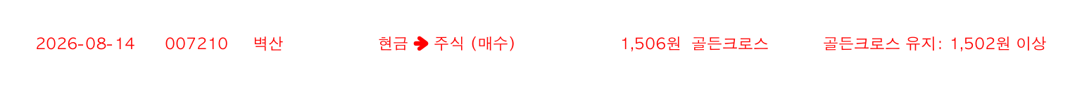 포지션 변화 알림