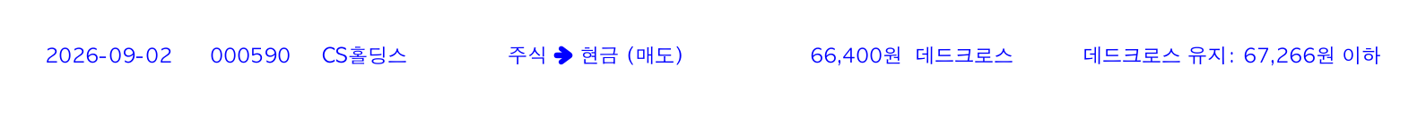 포지션 변화 알림