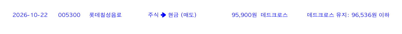 포지션 변화 알림