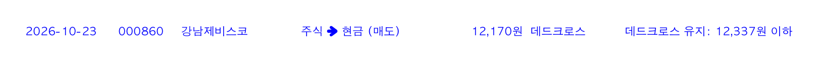 포지션 변화 알림