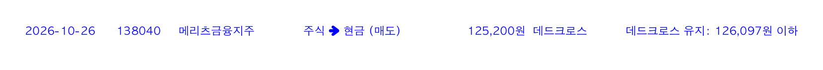 포지션 변화 알림